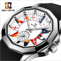 Новые мужские кварцевые часы BEN NEVIS BN3020G со световым календарем, спортивные повседневные наручные часы для бизнеса